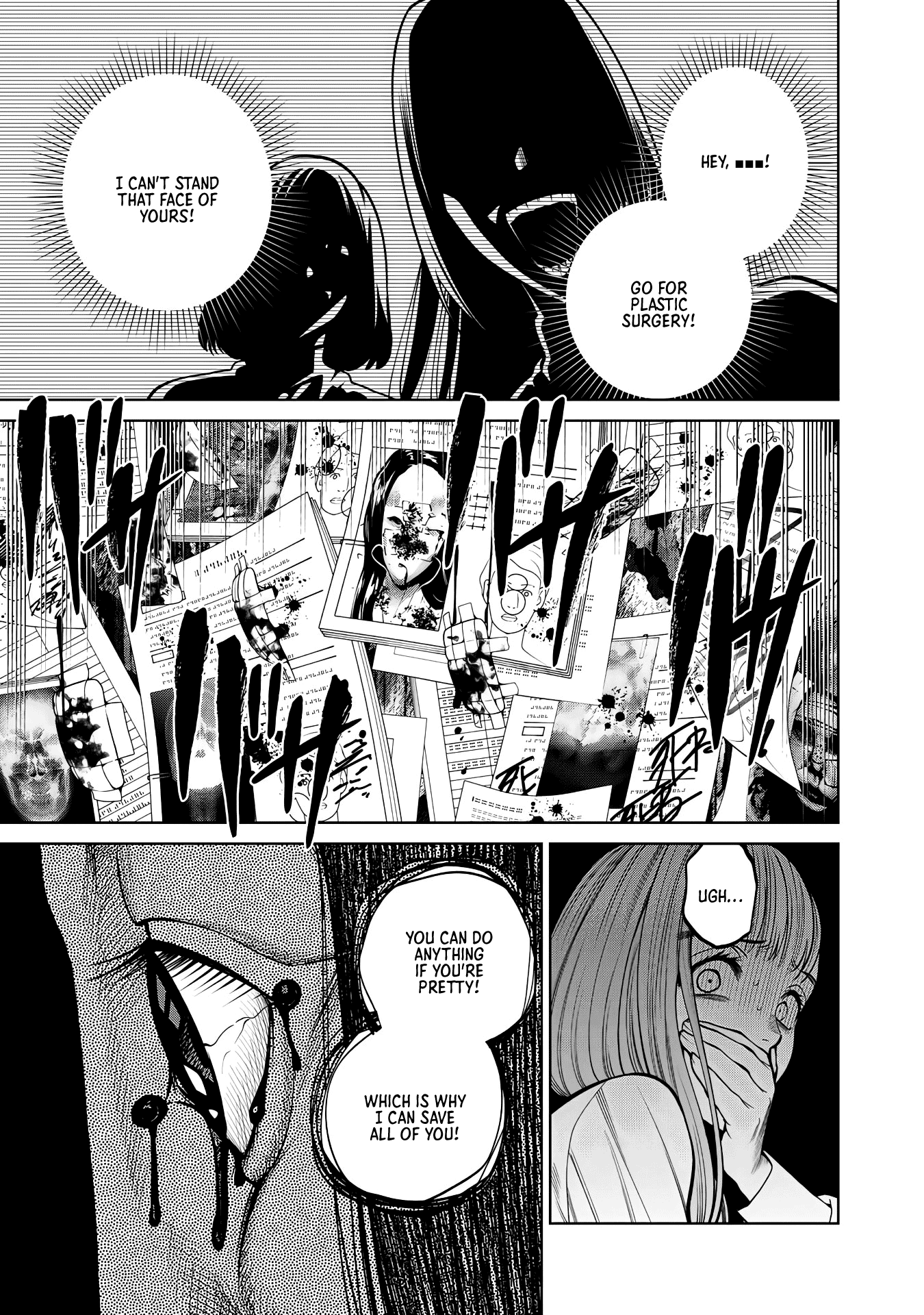 Scary Campus College University Chapter 39 page 5 - Chapter 39: Cosmetic Surgery ④