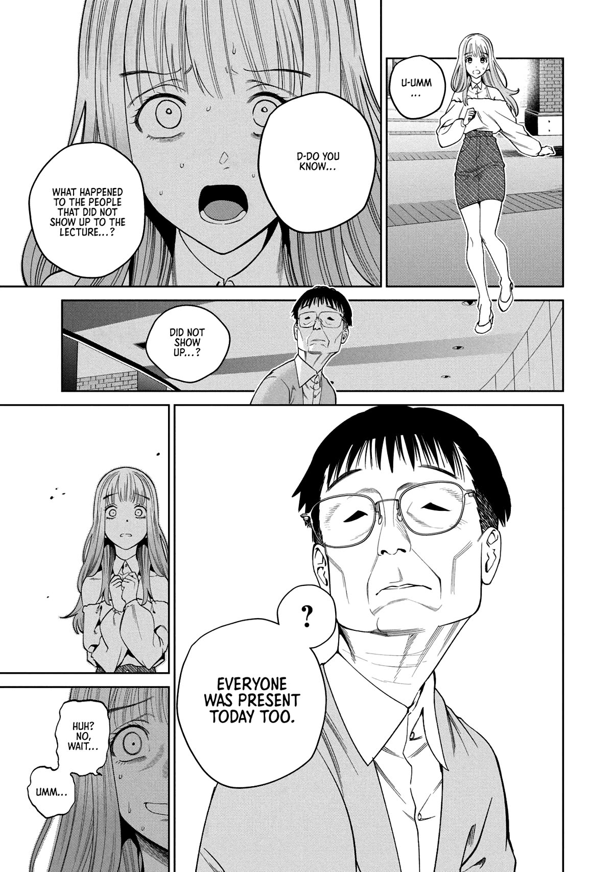 Scary Campus College University Chapter 4 page 23 - Chapter 4: First Period