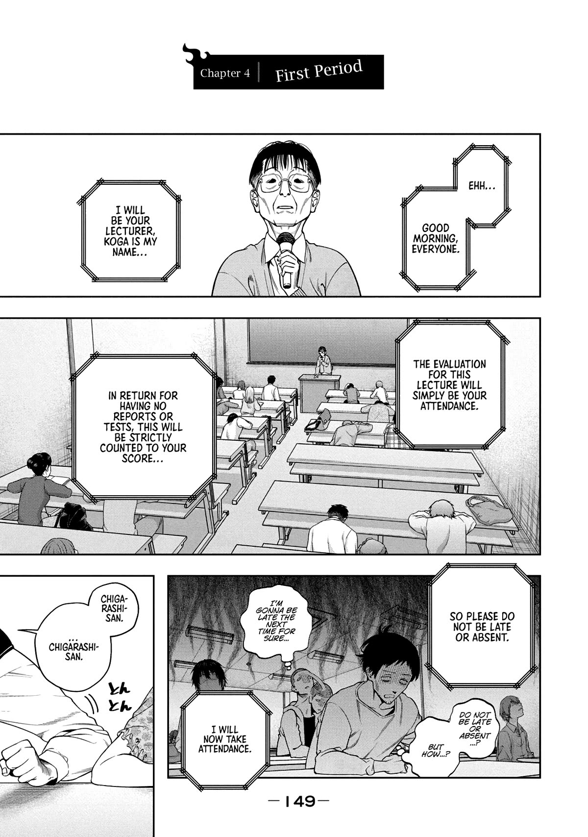 Scary Campus College University Chapter 4 page 7 - Chapter 4: First Period