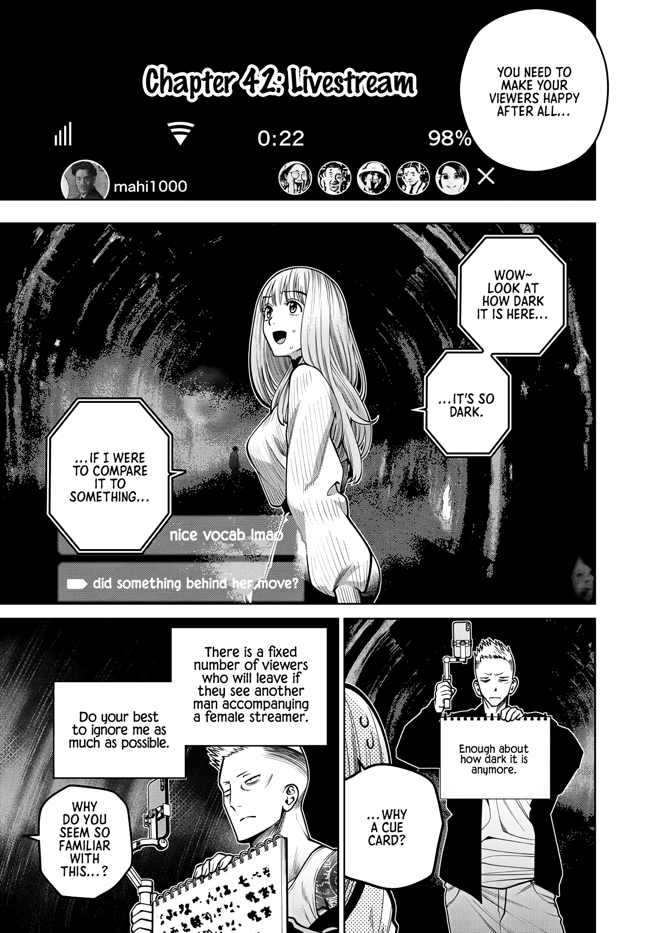 Scary Campus College University Chapter 42 page 5 - Chapter 42: Livestream