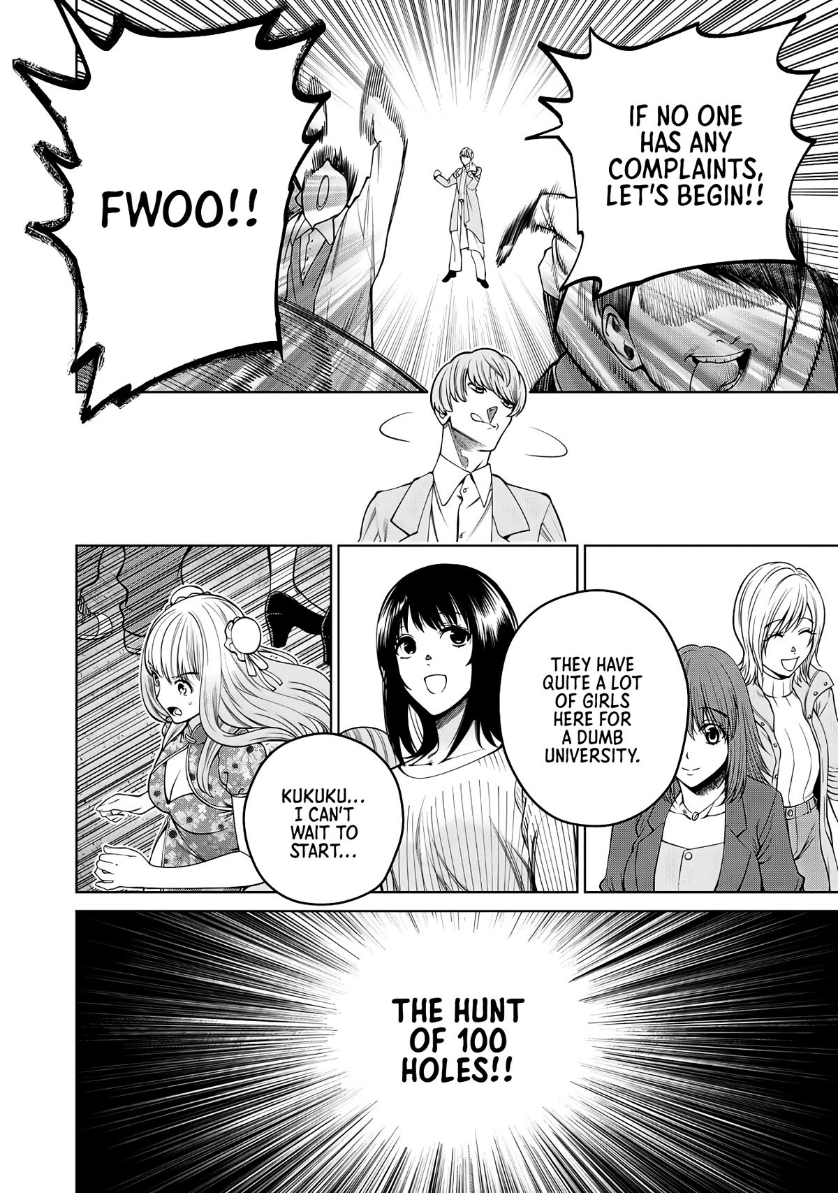 Scary Campus College University Chapter 52 page 4 - Chapter 52: Hitting on Girls