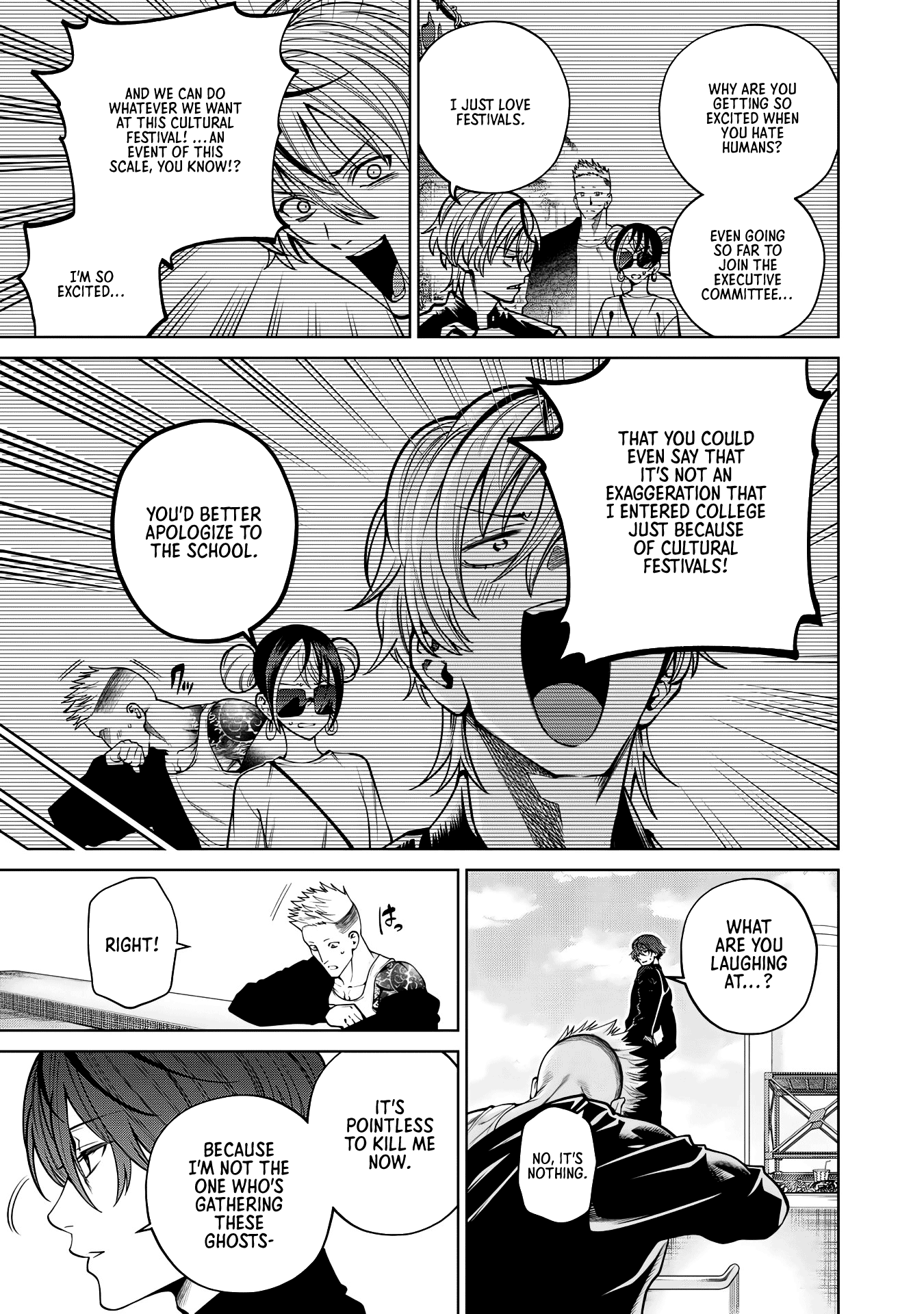 Scary Campus College University Chapter 55 page 5 - Chapter 55: Cultural Festival ②