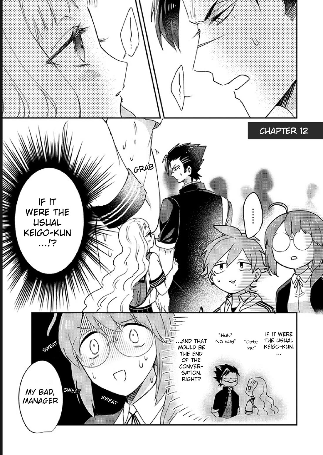 Scary Face High Schooler and Miss Plain Jane Chapter 12 page 1 - Chapter 12