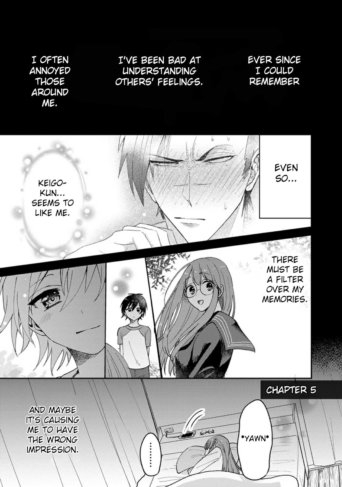 Scary Face High Schooler and Miss Plain Jane Chapter 5 page 1 - Chapter 5