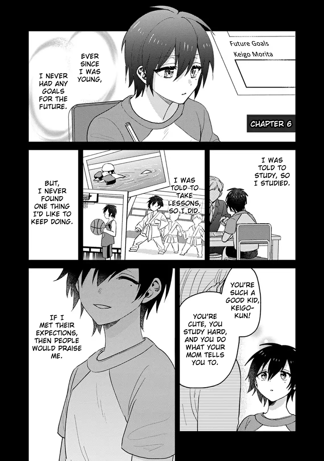 Scary Face High Schooler and Miss Plain Jane Chapter 6 page 1 - Chapter 6