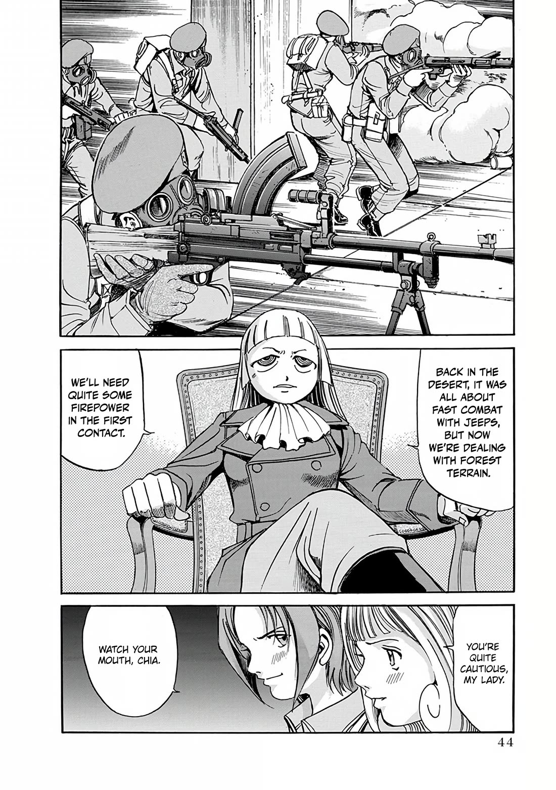 Schäferhund Chapter 22 page 12 - Chapter 22: Tank lesson & the Acil Owl