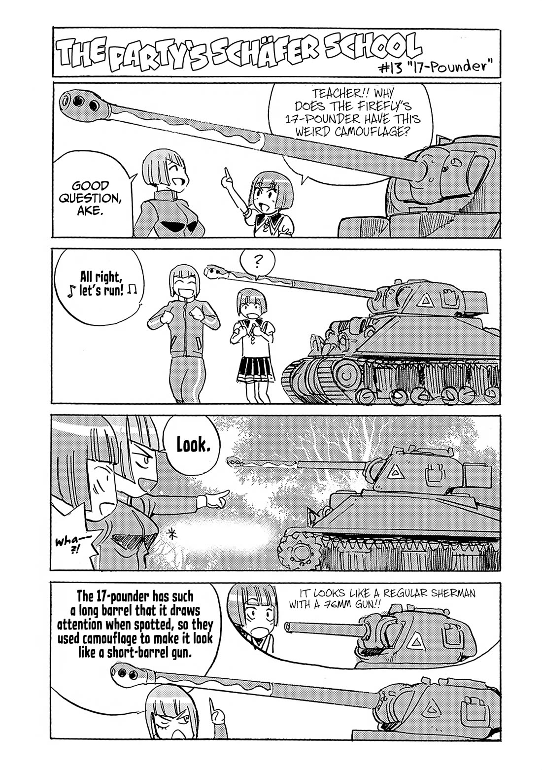 Schäferhund Chapter 26.2 page 5 - Chapter 26.2: Extra 4-koma: The party's Schäfer School