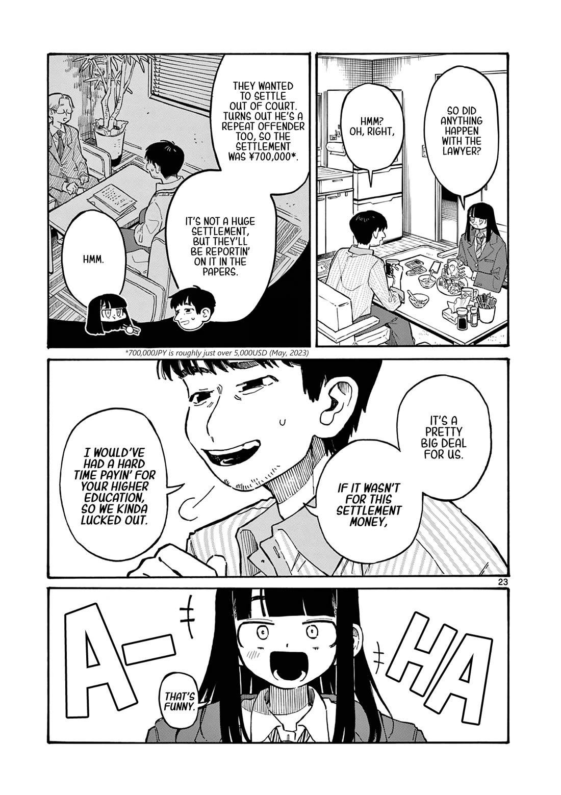 School Back Chapter 1 page 23 - Chapter 1: Even though they're an adult