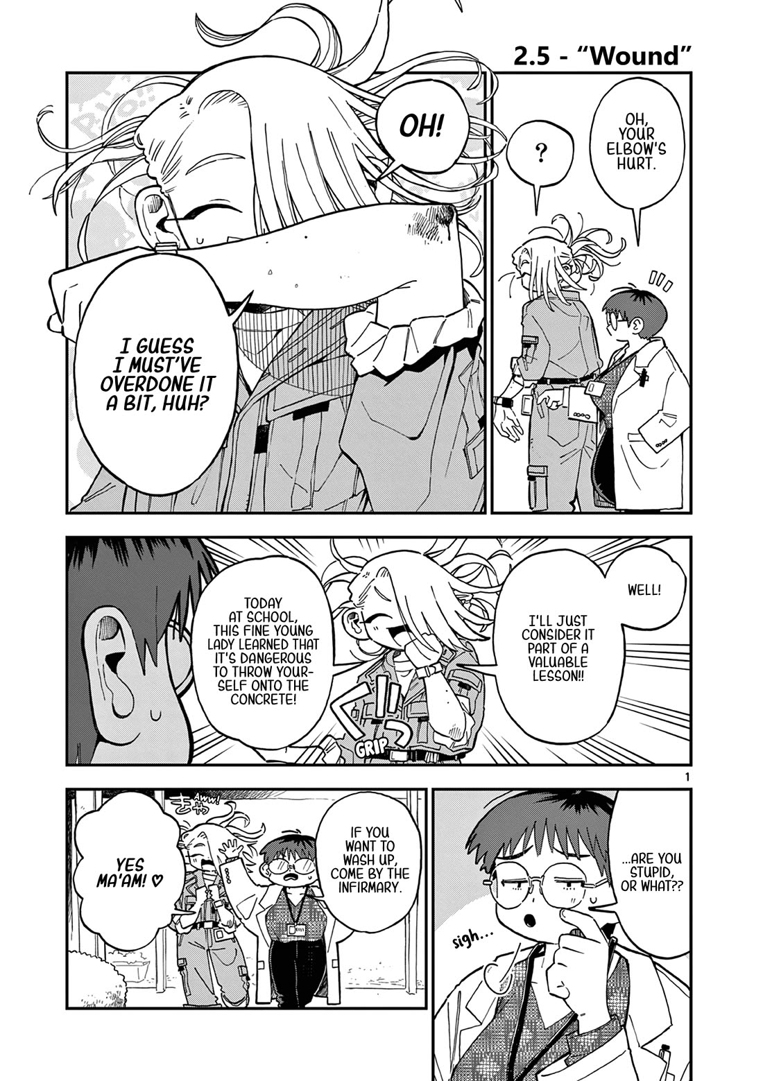 School Back Chapter 2.5 page 1 - Chapter 2.5: Wound