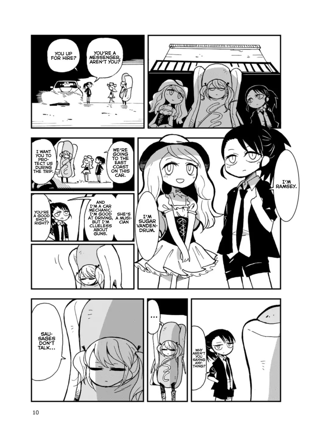 School Doodles Festival 2017 Chapter 1 page 10 - Chapter 1: Sausage Cosplayer (Imitation Crystal)