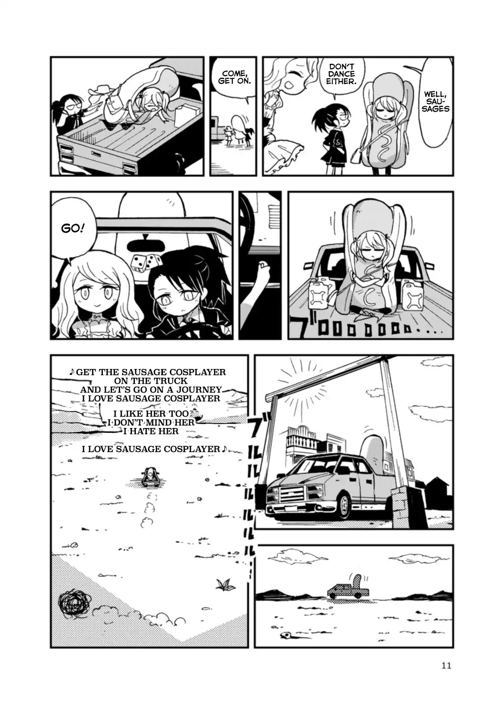 School Doodles Festival 2017 Chapter 1 page 11 - Chapter 1: Sausage Cosplayer (Imitation Crystal)