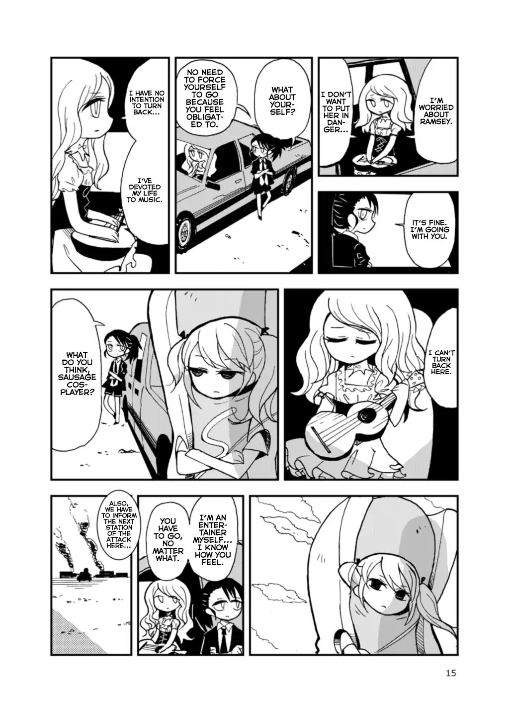 School Doodles Festival 2017 Chapter 1 page 15 - Chapter 1: Sausage Cosplayer (Imitation Crystal)