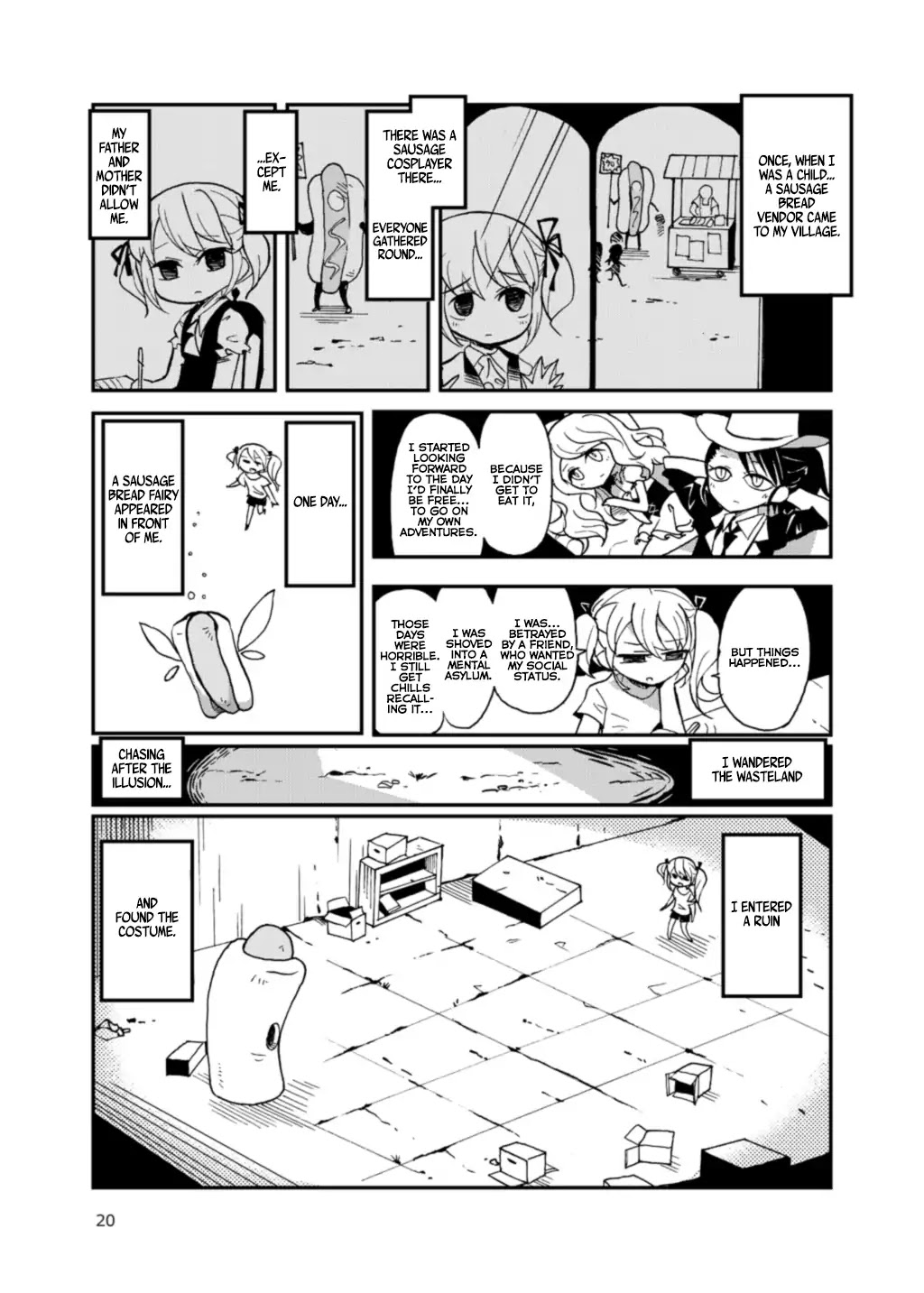 School Doodles Festival 2017 Chapter 1 page 20 - Chapter 1: Sausage Cosplayer (Imitation Crystal)