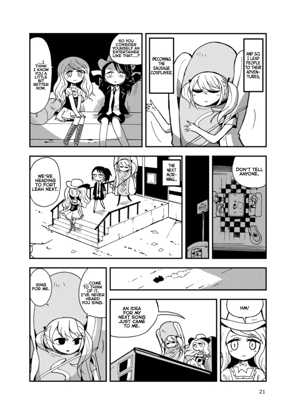 School Doodles Festival 2017 Chapter 1 page 21 - Chapter 1: Sausage Cosplayer (Imitation Crystal)