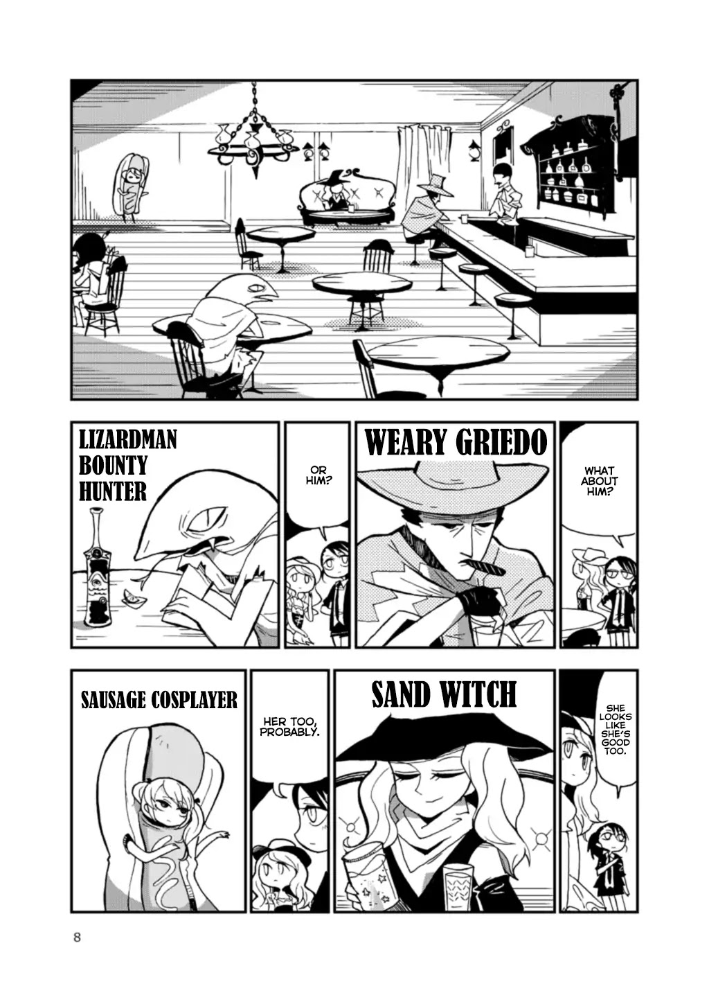 School Doodles Festival 2017 Chapter 1 page 8 - Chapter 1: Sausage Cosplayer (Imitation Crystal)