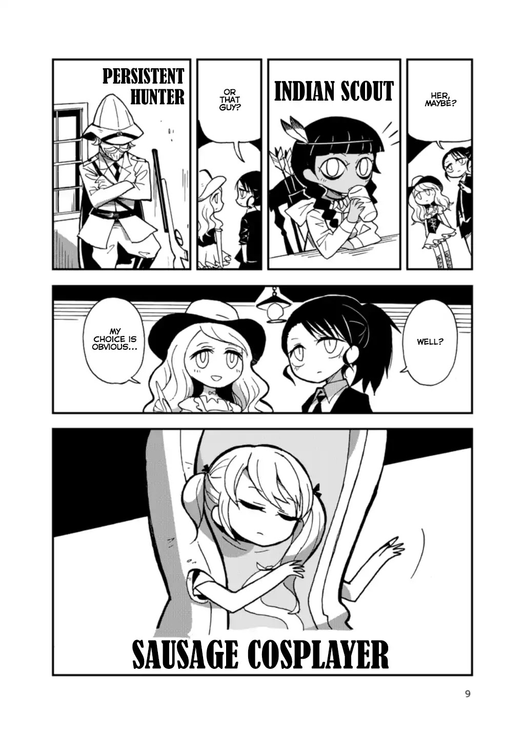 School Doodles Festival 2017 Chapter 1 page 9 - Chapter 1: Sausage Cosplayer (Imitation Crystal)