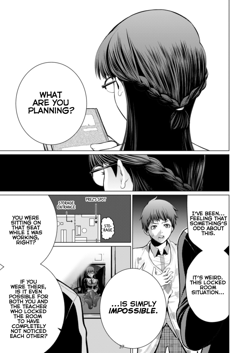 School Doodles Festival 2017 Chapter 2 page 13 - Chapter 2: Me, the Locked Room, and the Student Council President (Higashida Yuusuke)
