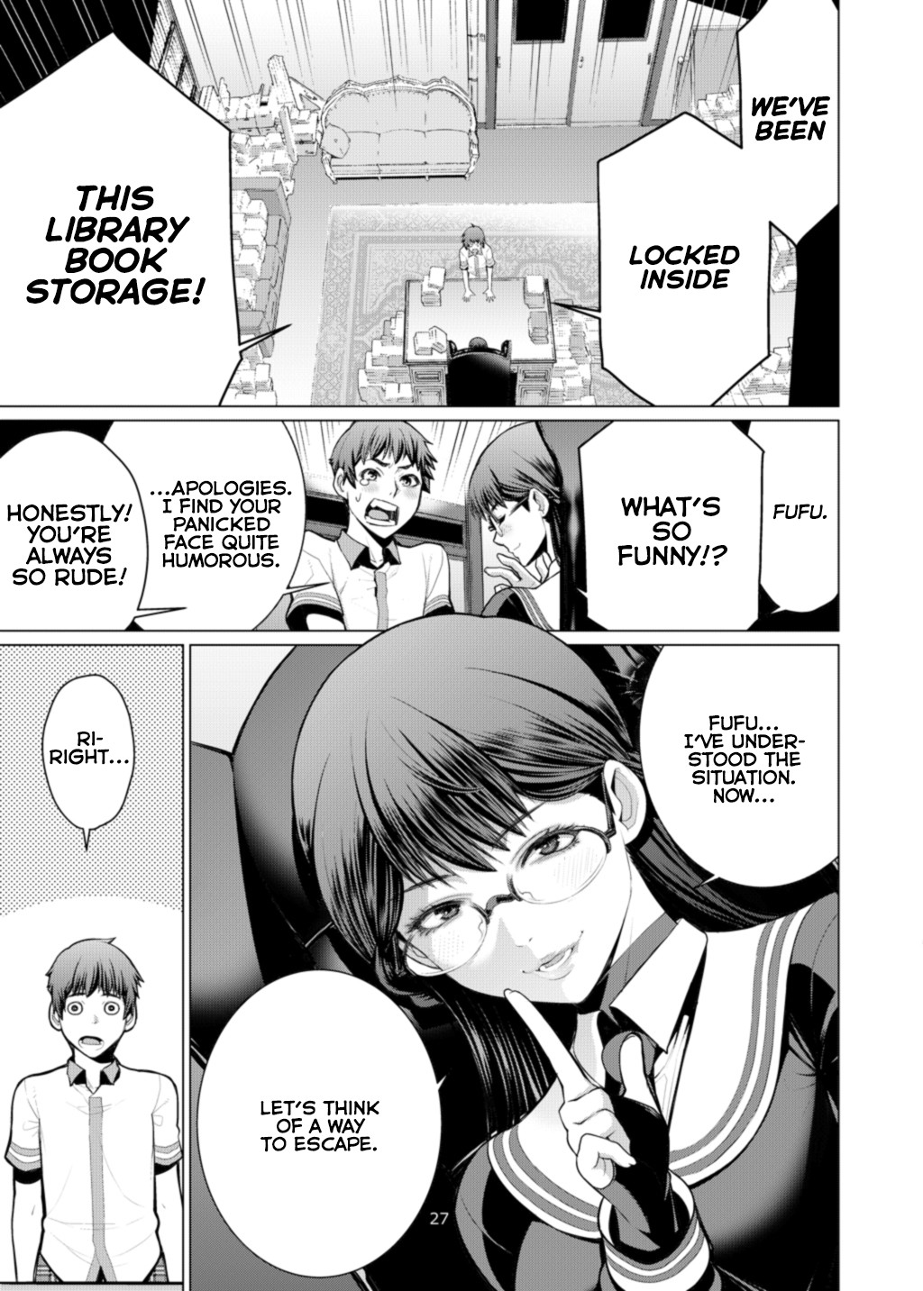 School Doodles Festival 2017 Chapter 2 page 3 - Chapter 2: Me, the Locked Room, and the Student Council President (Higashida Yuusuke)