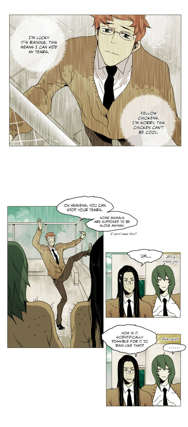 School in the Wild Chapter 15 page 16 - Chapter 15 : They Soon Had an Unhappiness Pride Battle... (1)