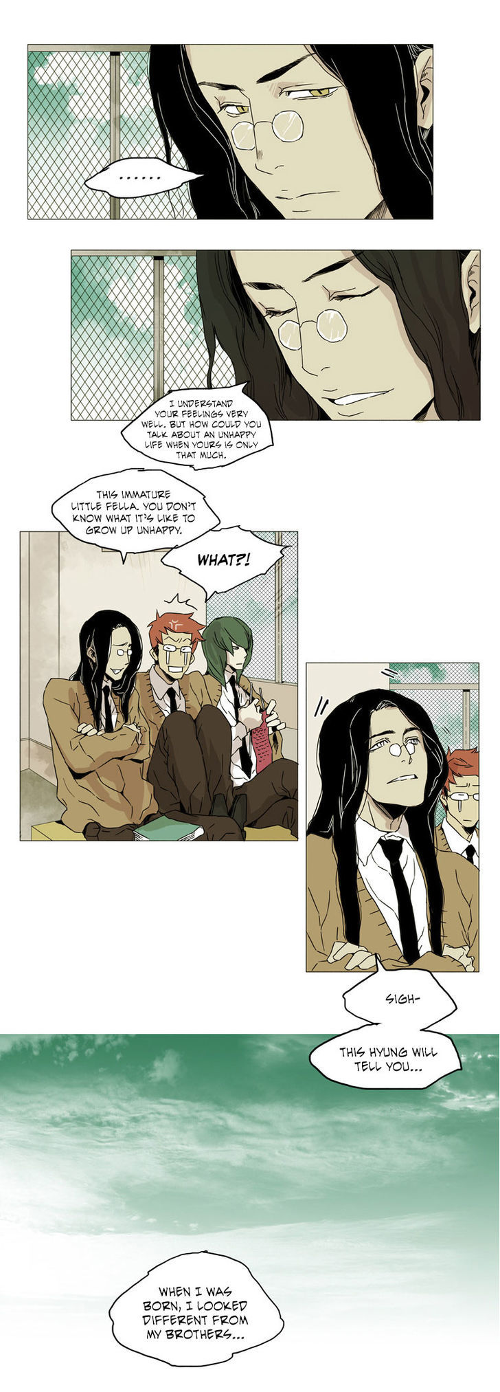 School in the Wild Chapter 16 page 4 - Chapter 16 : They Soon Had an Unhappiness Pride Battle... (2)