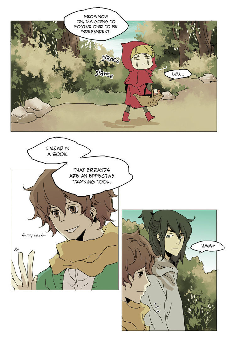 School in the Wild Chapter 17 page 12 - Chapter 17 : Little Red Riding Duck and the Wolf Girls... (1)