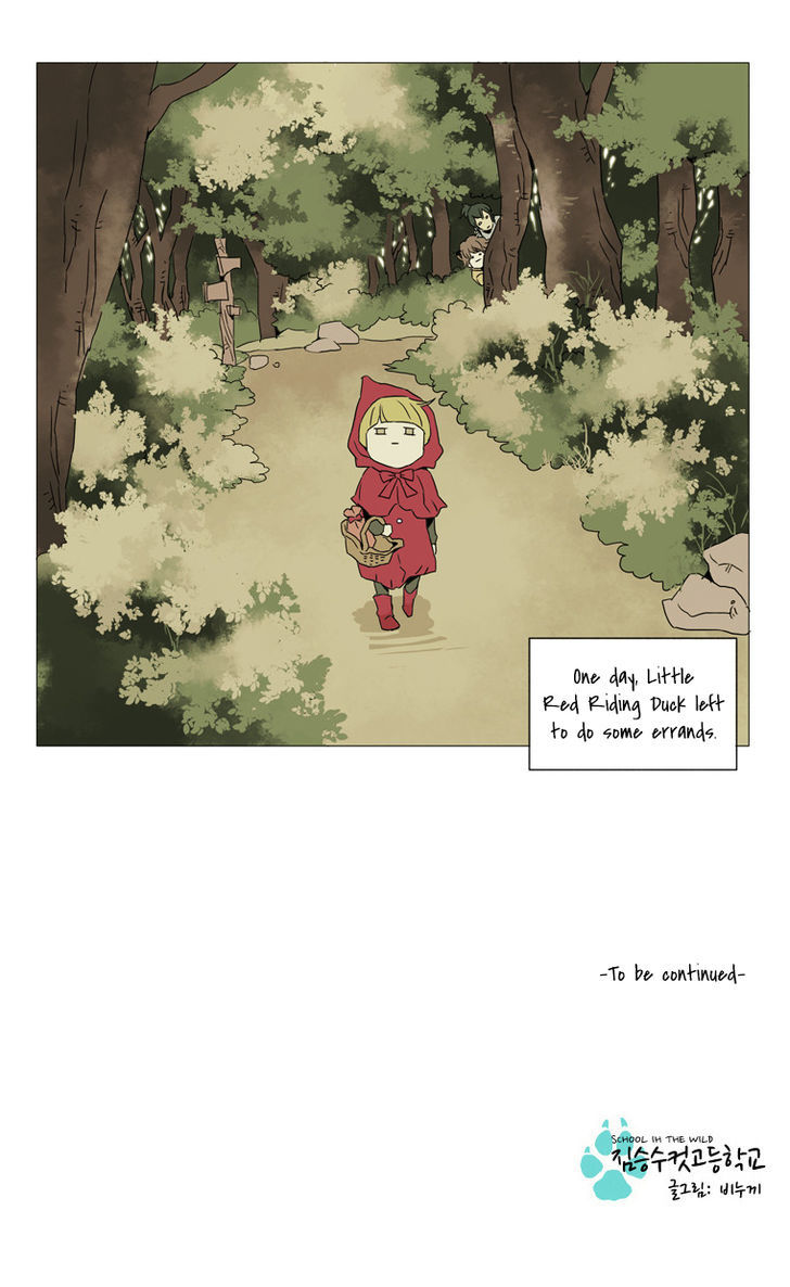 School in the Wild Chapter 17 page 17 - Chapter 17 : Little Red Riding Duck and the Wolf Girls... (1)