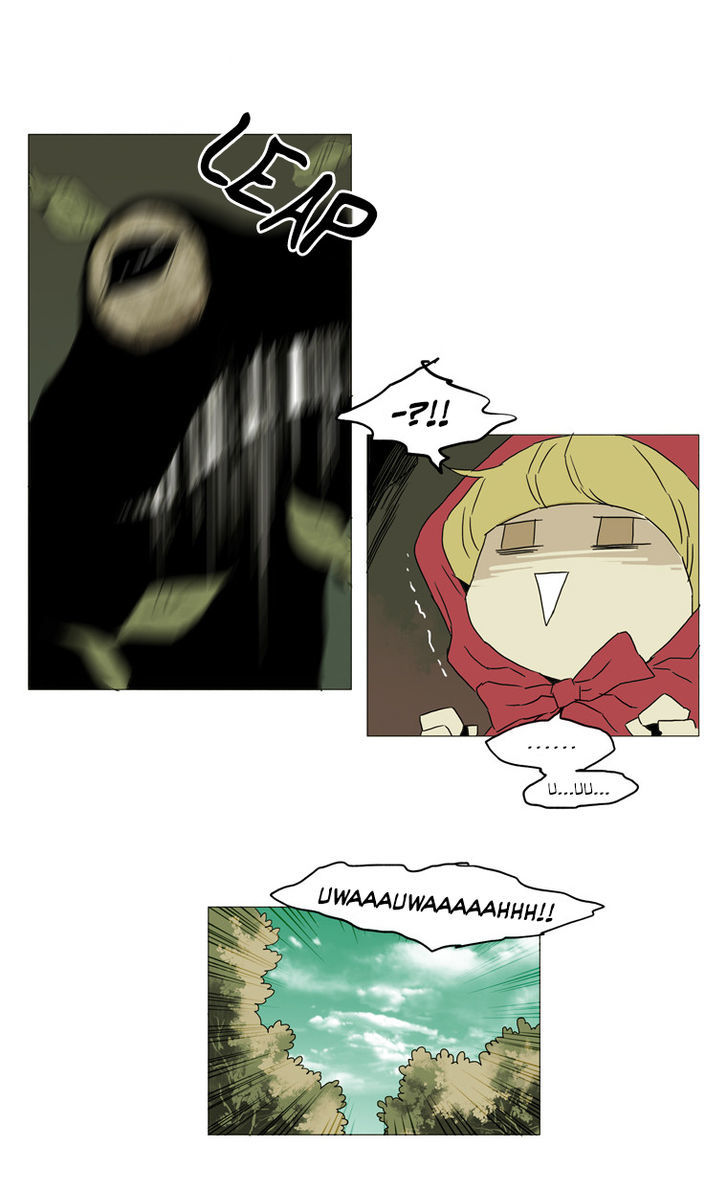 School in the Wild Chapter 18 page 13 - Chapter 18 : Little Red Riding Duck and the Wolf Girls... (2)