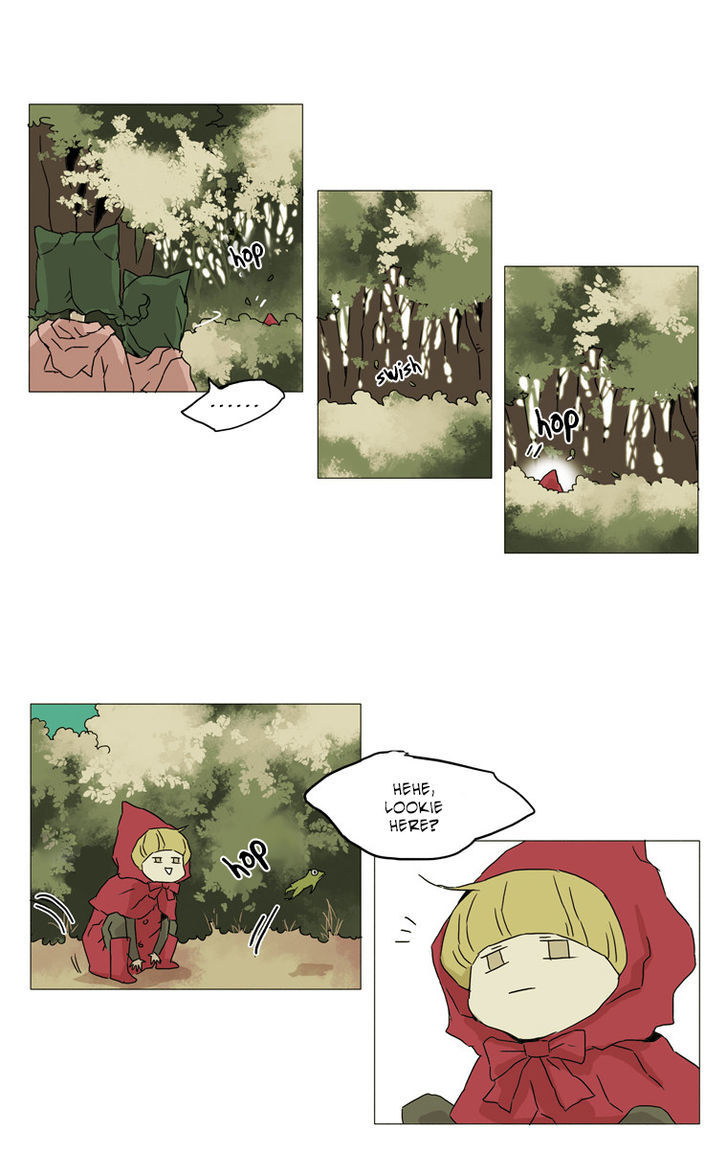 School in the Wild Chapter 18 page 18 - Chapter 18 : Little Red Riding Duck and the Wolf Girls... (2)