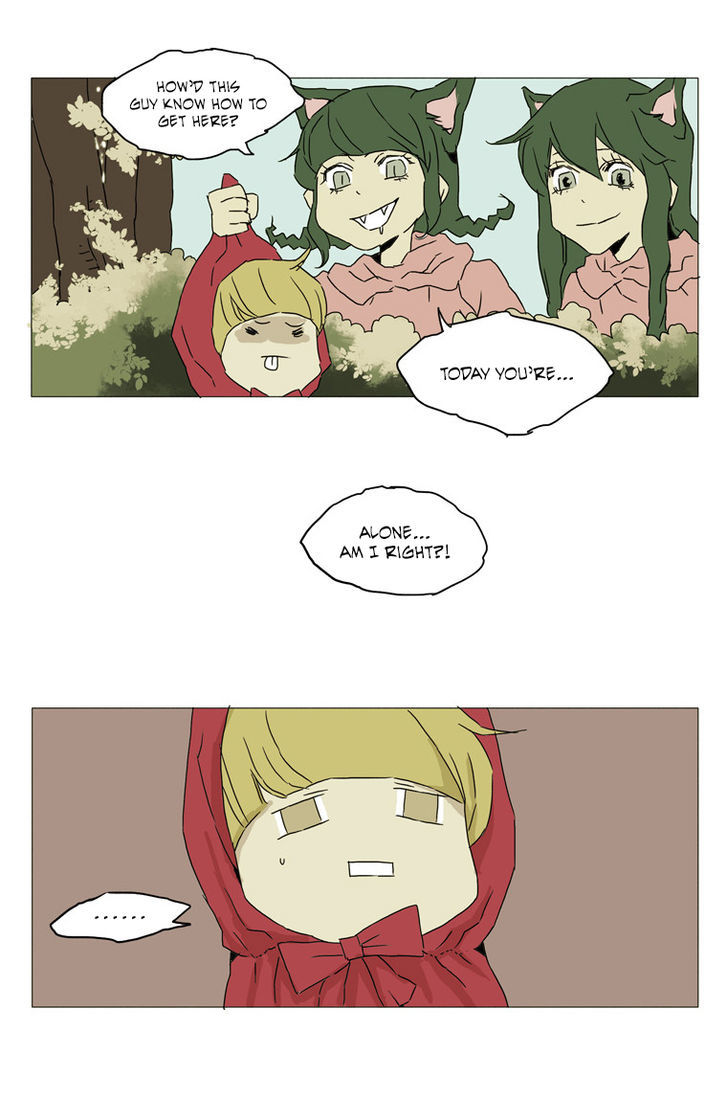 School in the Wild Chapter 18 page 20 - Chapter 18 : Little Red Riding Duck and the Wolf Girls... (2)