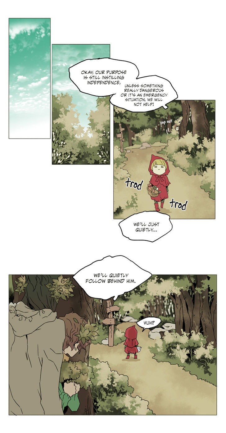 School in the Wild Chapter 18 page 4 - Chapter 18 : Little Red Riding Duck and the Wolf Girls... (2)