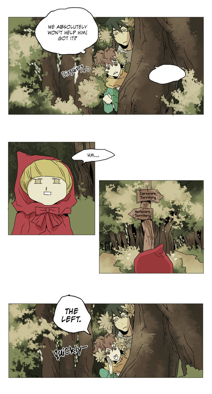 School in the Wild Chapter 18 page 5 - Chapter 18 : Little Red Riding Duck and the Wolf Girls... (2)