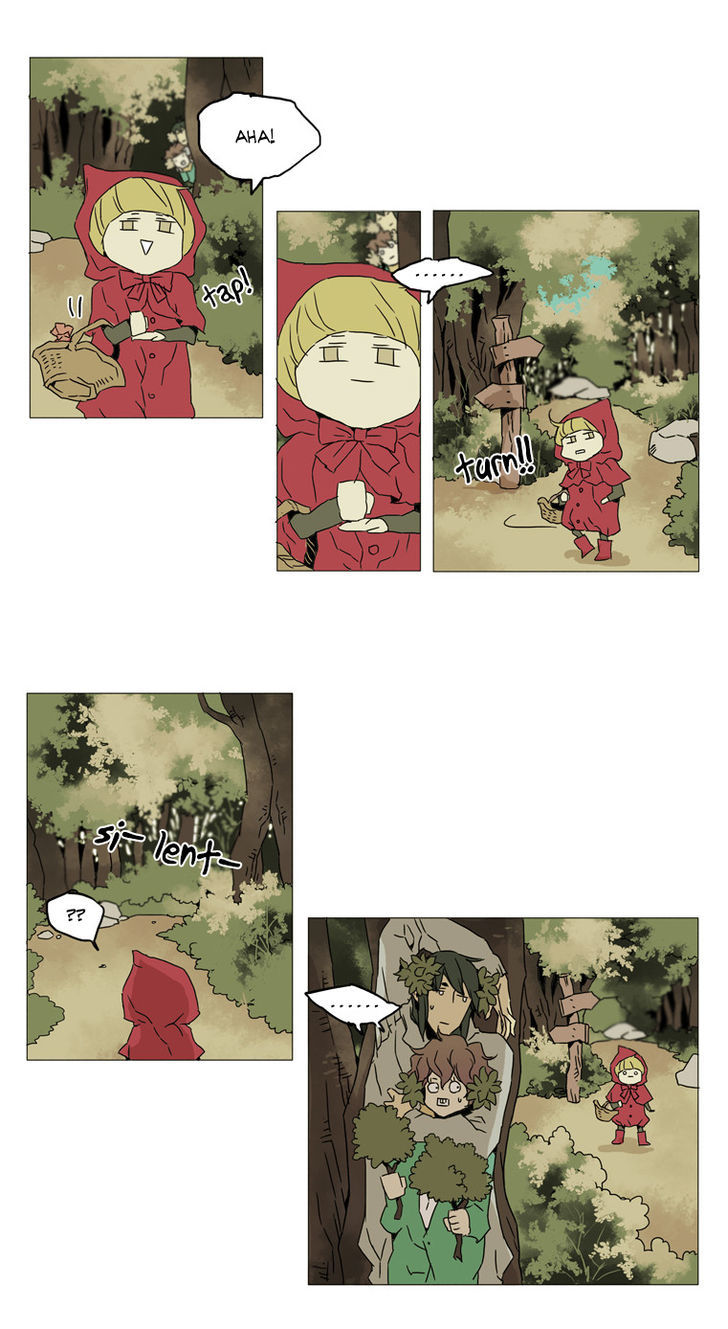 School in the Wild Chapter 18 page 6 - Chapter 18 : Little Red Riding Duck and the Wolf Girls... (2)