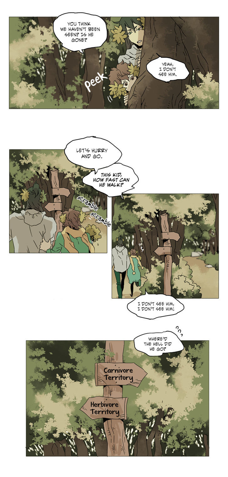 School in the Wild Chapter 18 page 9 - Chapter 18 : Little Red Riding Duck and the Wolf Girls... (2)