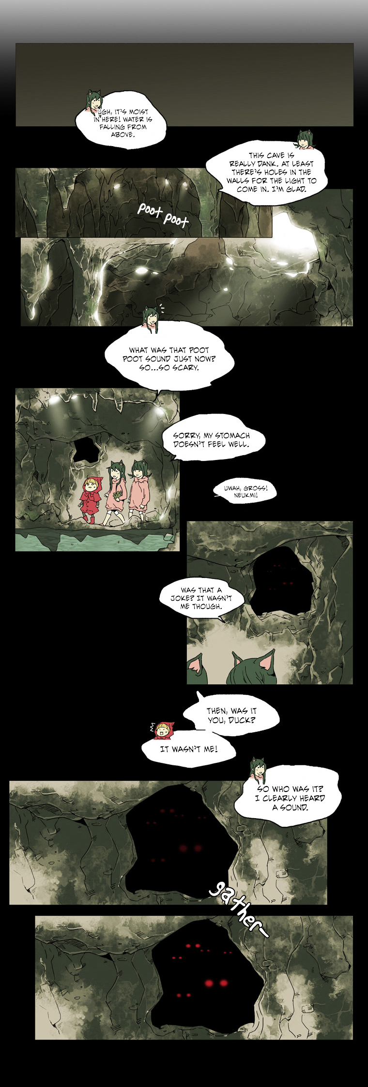 School in the Wild Chapter 20 page 17 - Chapter 20 : Little Red Riding Duck and the Wolf Girls... (4)
