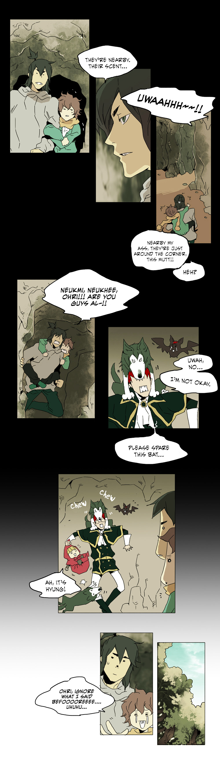 School in the Wild Chapter 21 page 11 - Chapter 21 : Little Red Riding Duck and the Wolf Girls... (5)