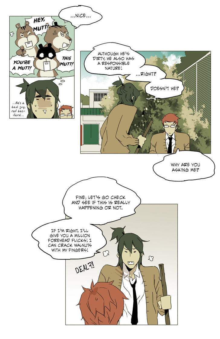 School in the Wild Chapter 22 page 11 - Chapter 22 : There Are Times Even a Squirrel Falls from a Tree... (1)