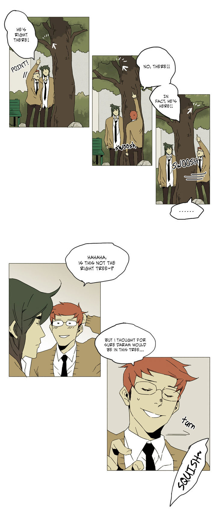School in the Wild Chapter 22 page 14 - Chapter 22 : There Are Times Even a Squirrel Falls from a Tree... (1)