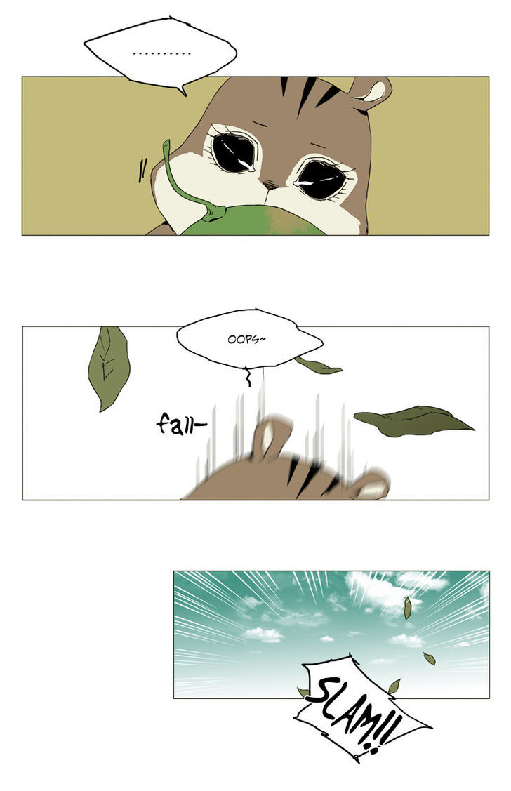 School in the Wild Chapter 22 page 4 - Chapter 22 : There Are Times Even a Squirrel Falls from a Tree... (1)