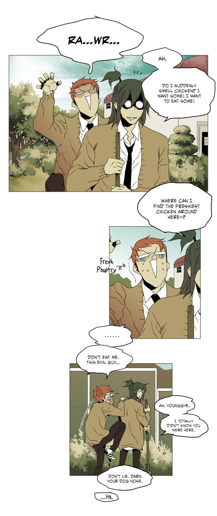 School in the Wild Chapter 22 page 7 - Chapter 22 : There Are Times Even a Squirrel Falls from a Tree... (1)