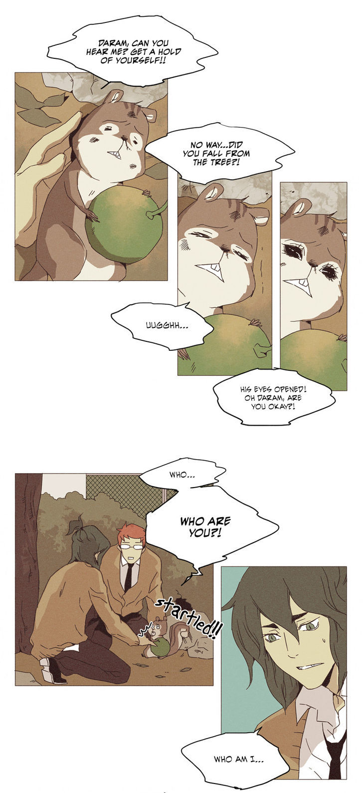 School in the Wild Chapter 23 page 2 - Chapter 23 : There Are Times Even a Squirrel Falls from a Tree... (2)
