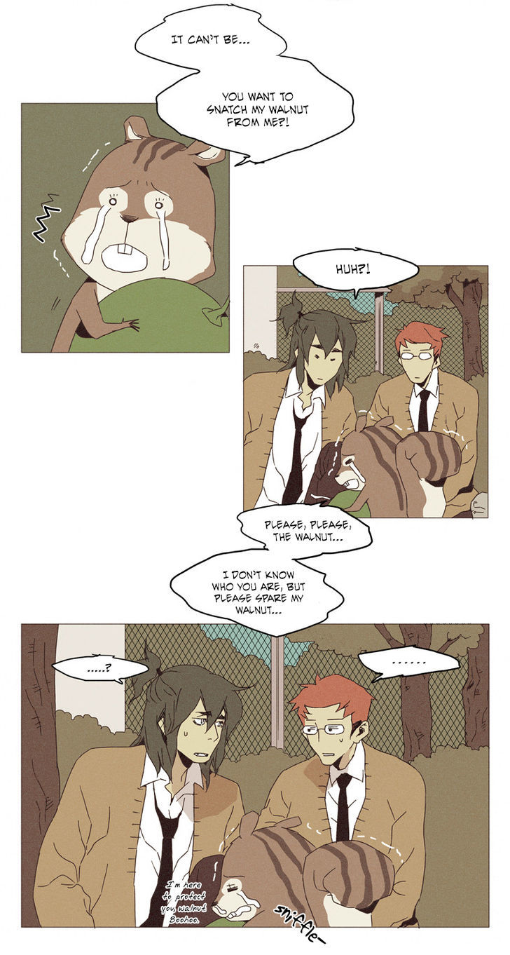 School in the Wild Chapter 23 page 3 - Chapter 23 : There Are Times Even a Squirrel Falls from a Tree... (2)