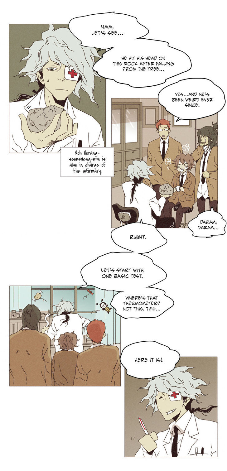 School in the Wild Chapter 23 page 6 - Chapter 23 : There Are Times Even a Squirrel Falls from a Tree... (2)