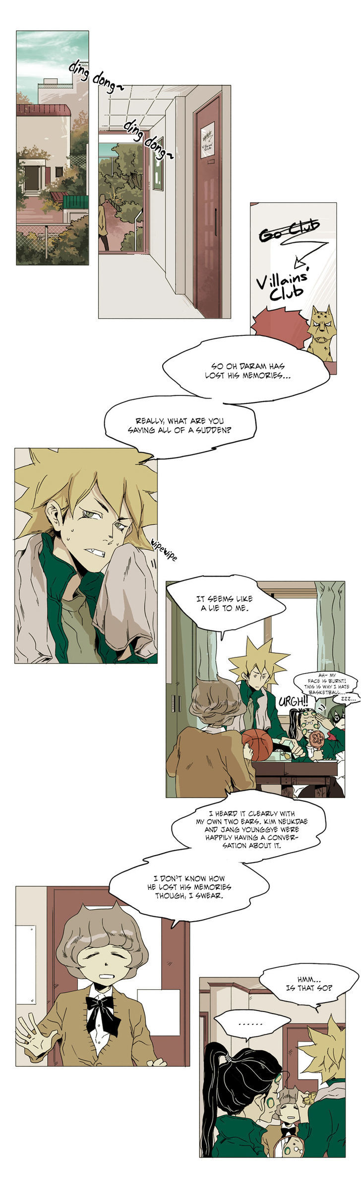 School in the Wild Chapter 24 page 3 - Chapter 24 : There Are Times Even a Squirrel Falls from a Tree... (3)