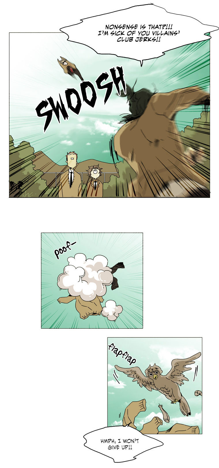 School in the Wild Chapter 25 page 12 - Chapter 25 : There Are Times Even a Squirrel Falls From a Tree... (4)