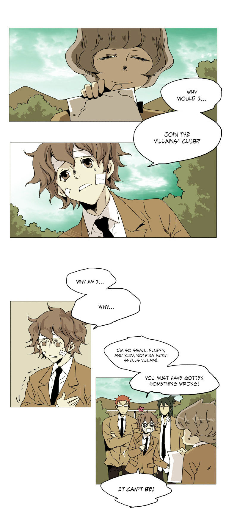 School in the Wild Chapter 25 page 3 - Chapter 25 : There Are Times Even a Squirrel Falls From a Tree... (4)