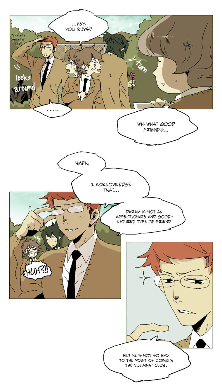 School in the Wild Chapter 25 page 4 - Chapter 25 : There Are Times Even a Squirrel Falls From a Tree... (4)