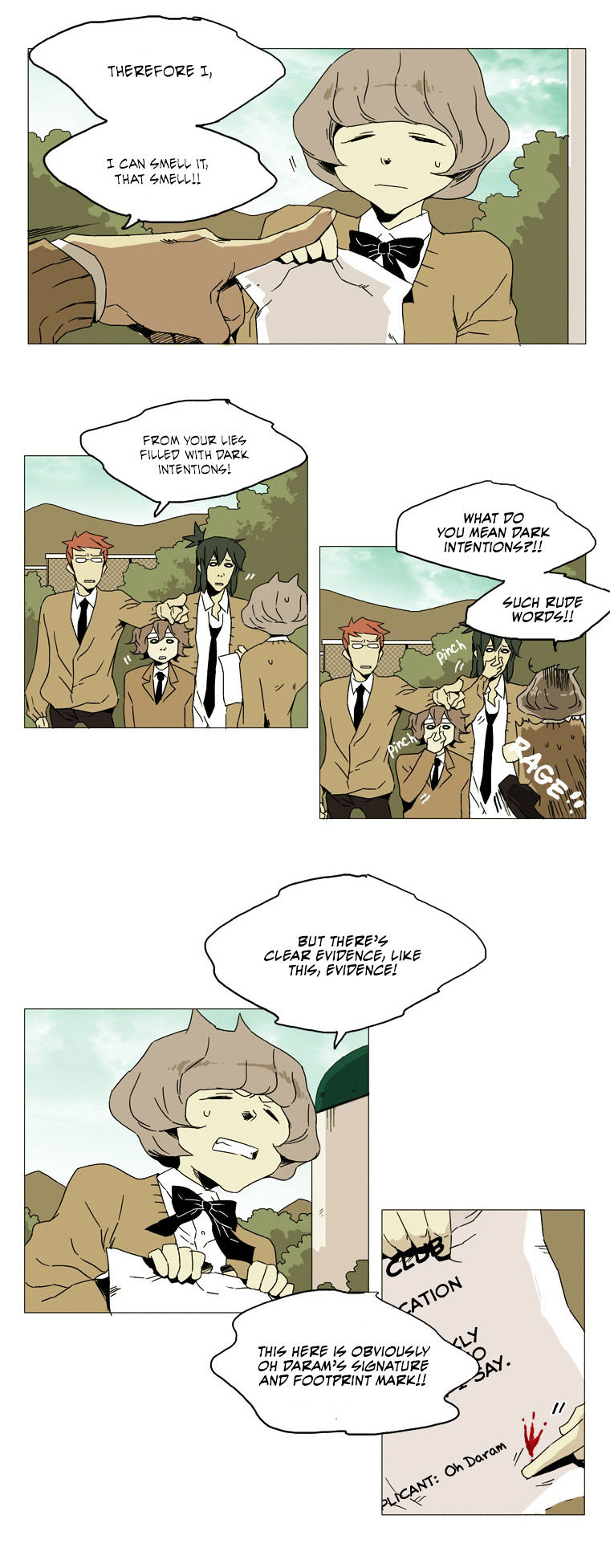 School in the Wild Chapter 25 page 5 - Chapter 25 : There Are Times Even a Squirrel Falls From a Tree... (4)