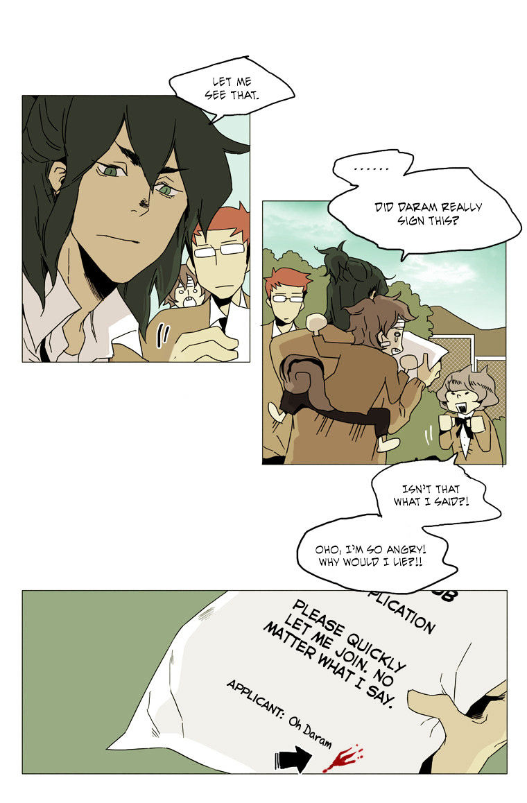 School in the Wild Chapter 25 page 6 - Chapter 25 : There Are Times Even a Squirrel Falls From a Tree... (4)