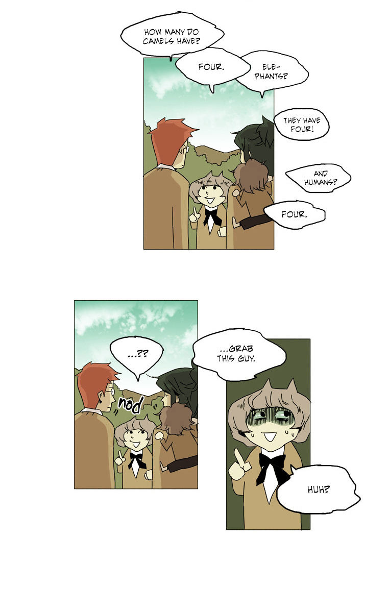 School in the Wild Chapter 25 page 8 - Chapter 25 : There Are Times Even a Squirrel Falls From a Tree... (4)