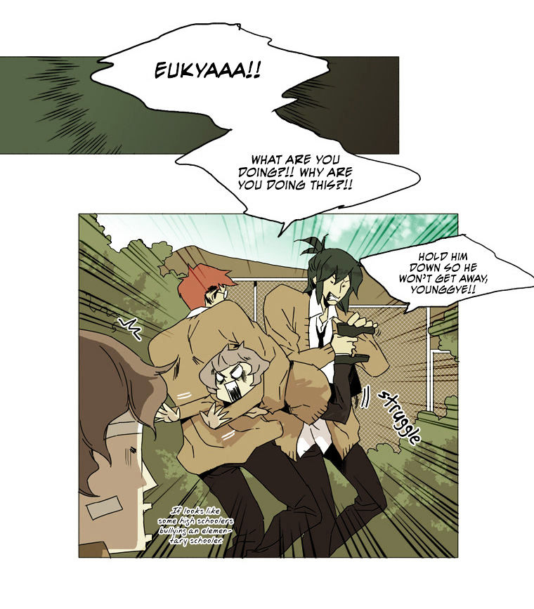 School in the Wild Chapter 25 page 9 - Chapter 25 : There Are Times Even a Squirrel Falls From a Tree... (4)